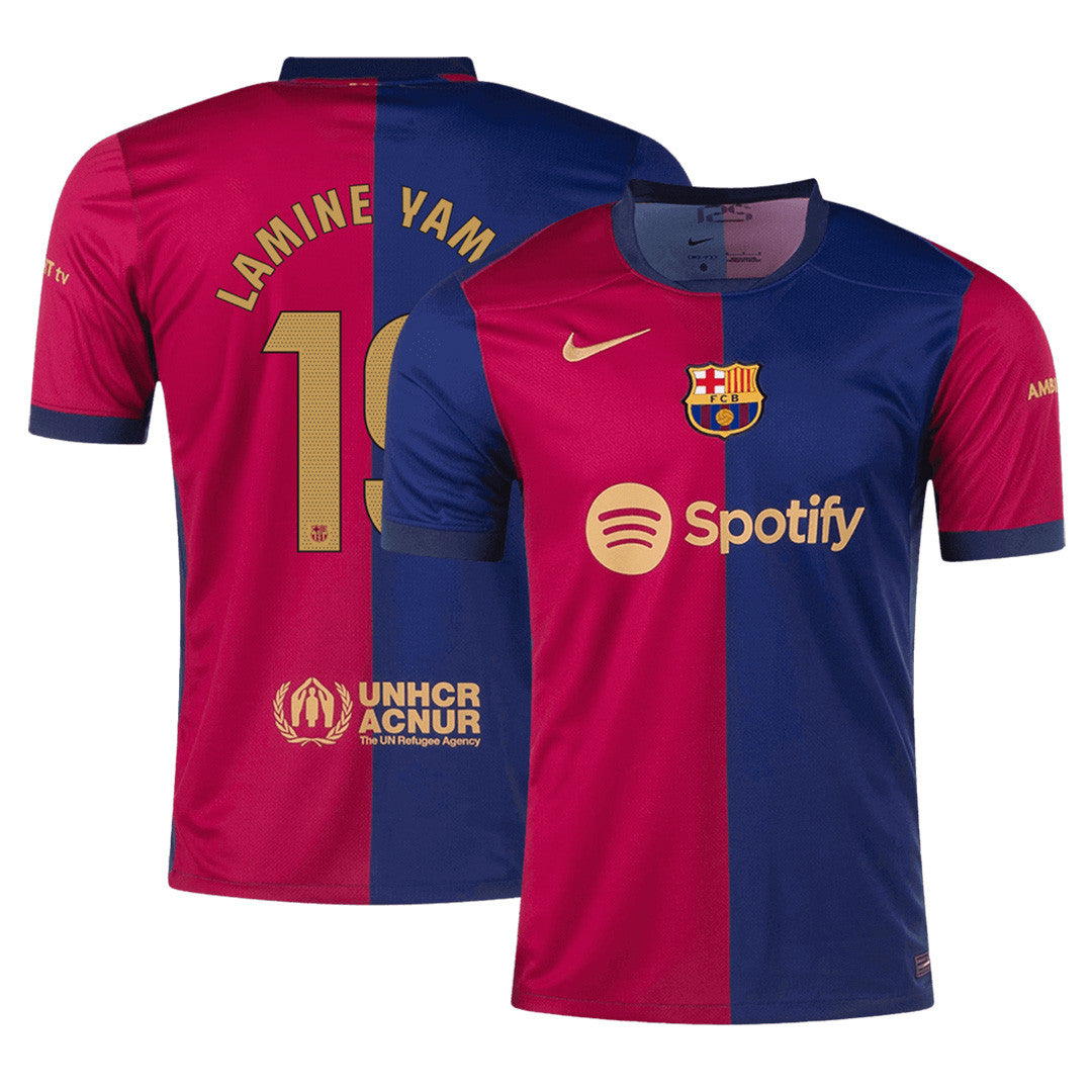 Barcelona Lamine Yamal soccer jerseys 24-25